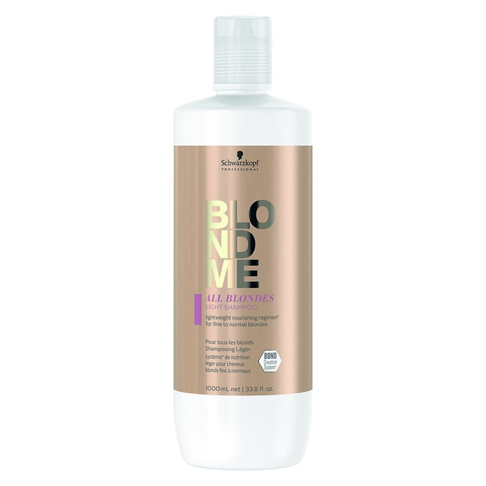 Schwarzkopf Blond Me All Blondes Light Shampoo Litre - Old Packaging
