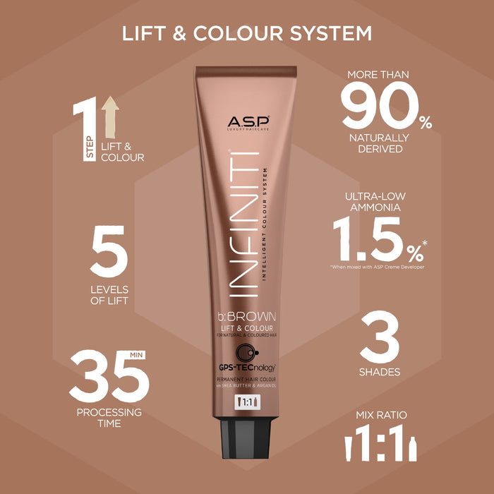 ASP Infiniti / Elixir b:BROWN 100ml Colour Tubes