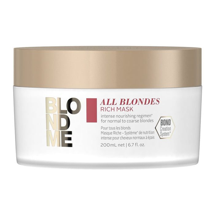 Schwarzkopf Blond Me All Blondes Rich Mask 200ml - Old Packaging