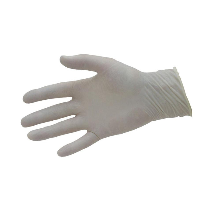 Latex Disposable Gloves Clear x 100