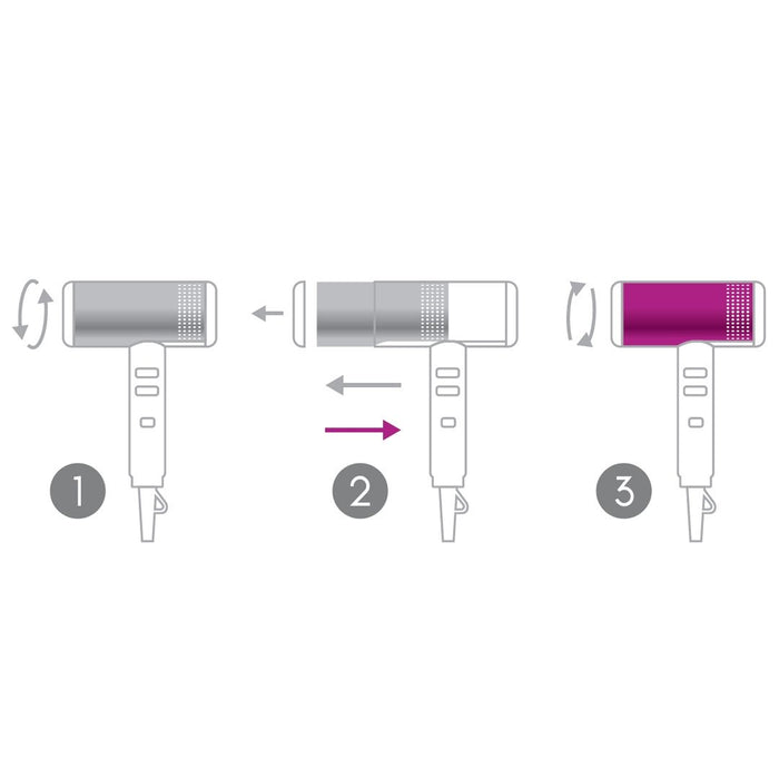 Diva Pro Styling Atmos Ultra Dryer Colour Swatch Sleeve