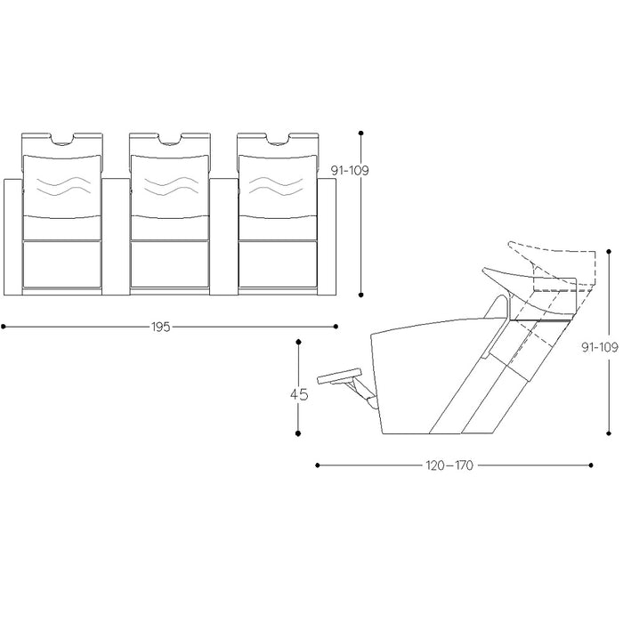 Kiela Aqua-Relax XL Wash Unit
