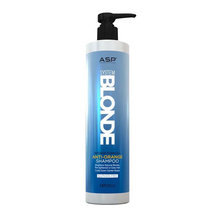 ASP System Blonde Anti Orange - Blue Shampoo Litre