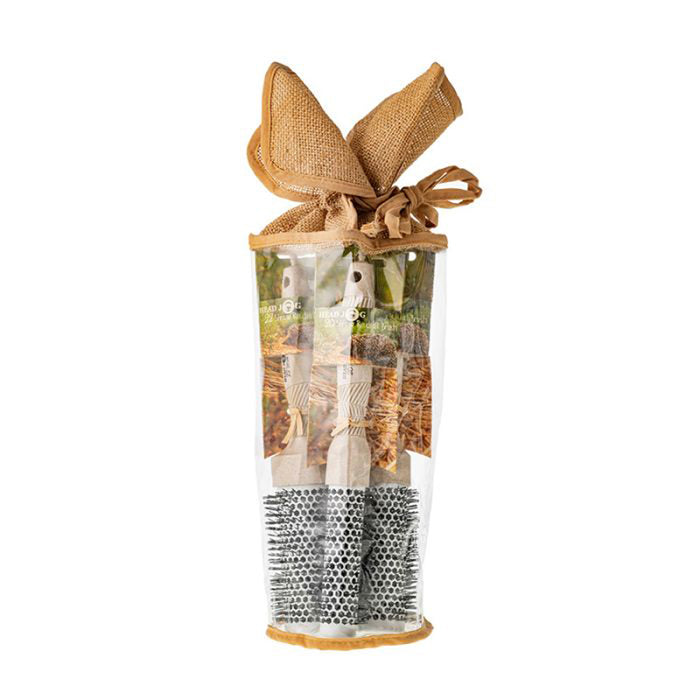 Head Jog Straw Radial Brush Set