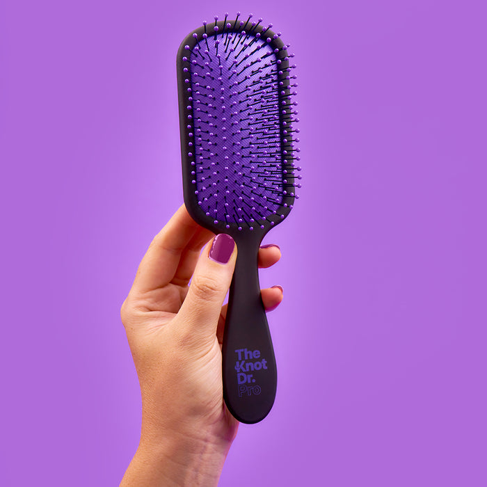 Knot Dr The Pro Hybrid Detangler Brush Periwinkle Pad