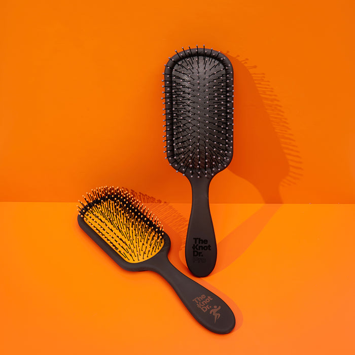Knot Dr The Pro Hybrid Detangler Brush Black Pad