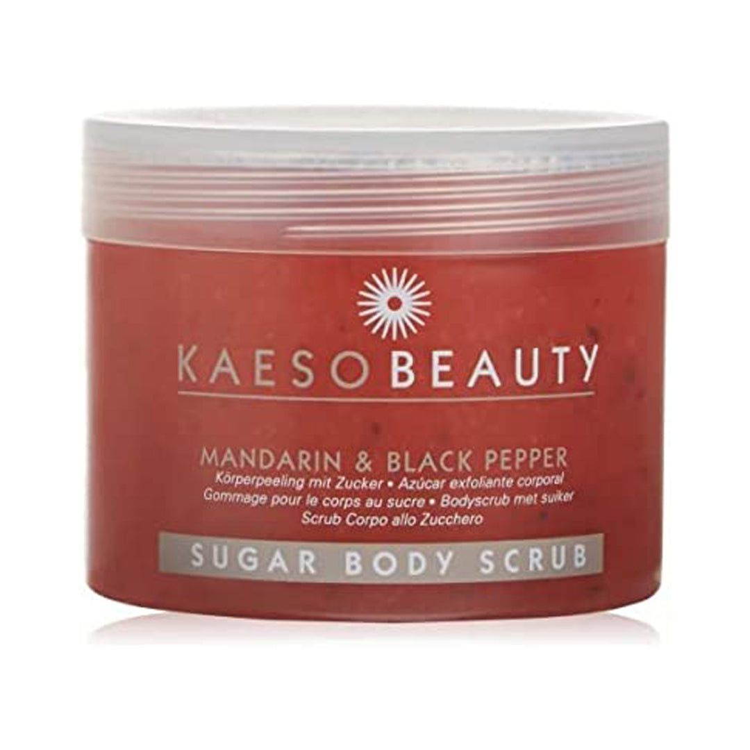 Kaeso Mandarin and Black Pepper Sugar Body Scrub 450ml Salon Supplies