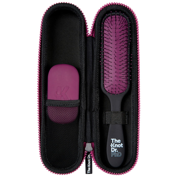 Knot Dr The PhD Kit Salon Detangler Brush Cabernet (Pink)