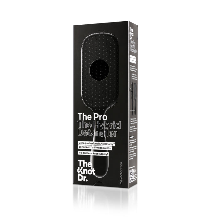 Knot Dr The Pro Hybrid Detangler Brush Black Pad
