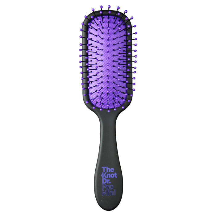 Knot Dr The Pro Mini Hybrid Detangler Brush Periwinkle Pad