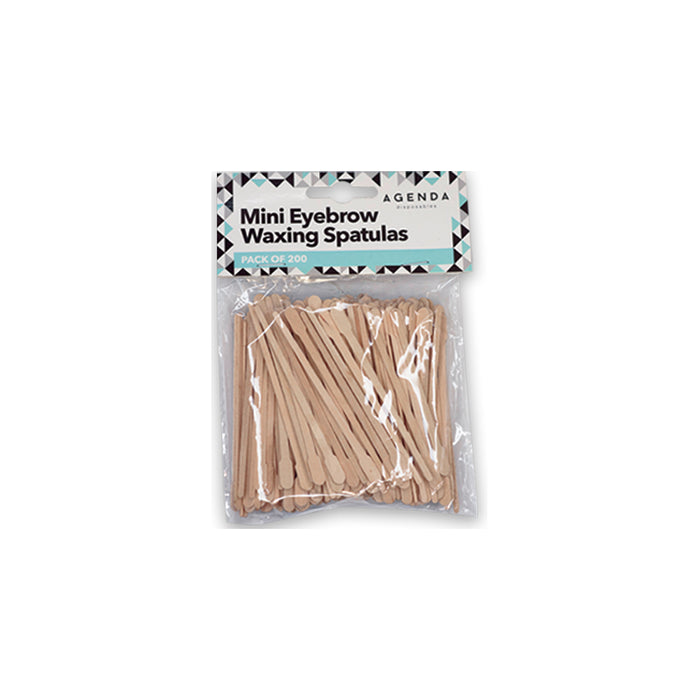 Agenda Mini Eyebrow Waxing Spatulas (200 Pack)