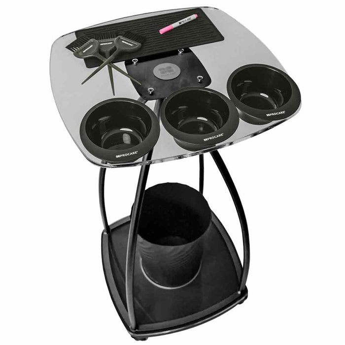 Procare Matte Black Write & Wipe Trolley