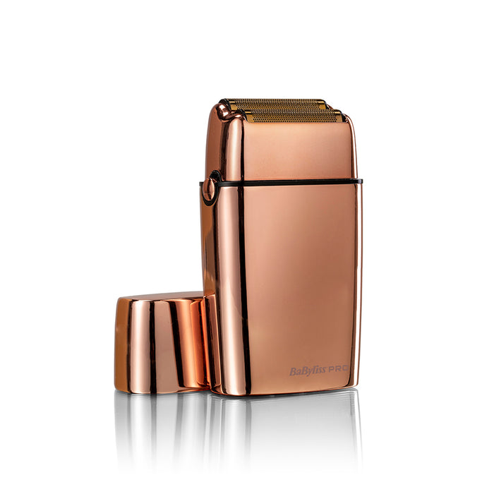 BaByliss PRO Rose Gold Dual Foil Shaver