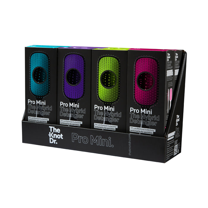 Knot Dr Pro Mini Hybrid Detangler Brush Counter Display Box (8)