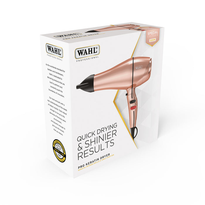 Wahl Pro Keratin Dryer 2200w Rose Gold