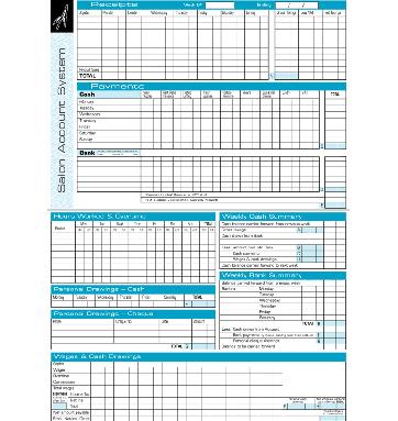 Agenda Black Salon Accounts Book – Salon Supplies