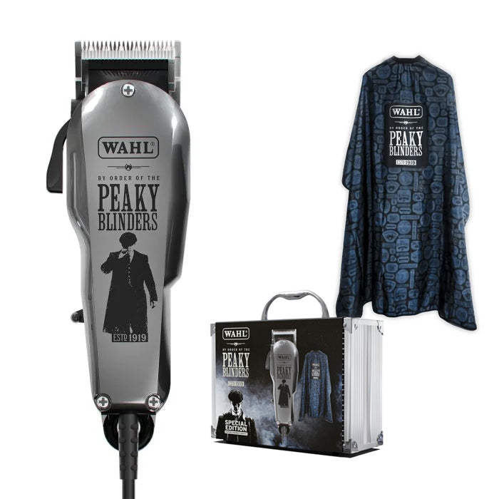 Wahl Peaky Blinders Special Edition Super Taper Clippers and Barber Cape Kit