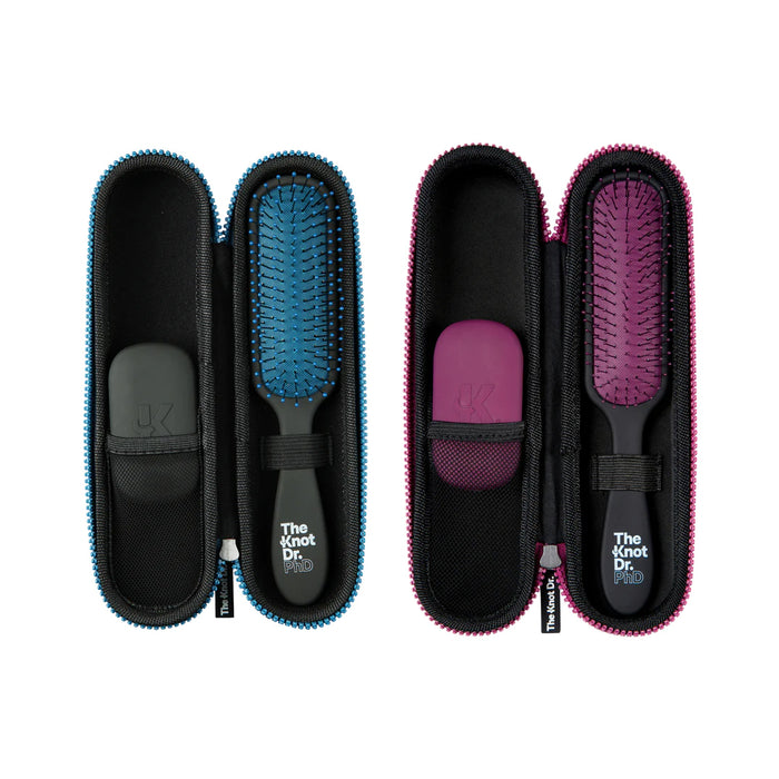 Knot Dr The PhD Kit Salon Detangler Brush Sharkskin (Blue)