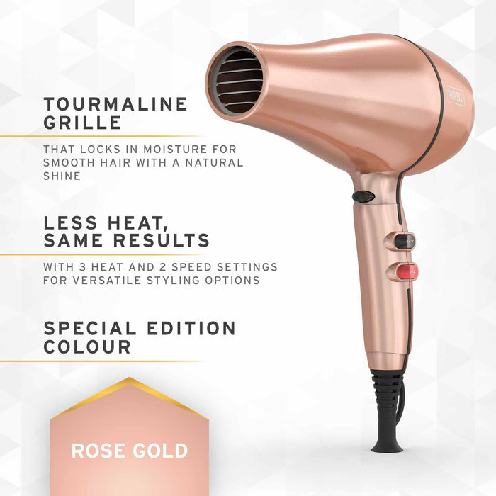 Wahl Pro Keratin Dryer 2200w Rose Gold