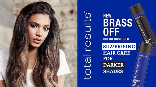 Silverising Hair Care for Darker Shades: Matrix Total Results Brass Off