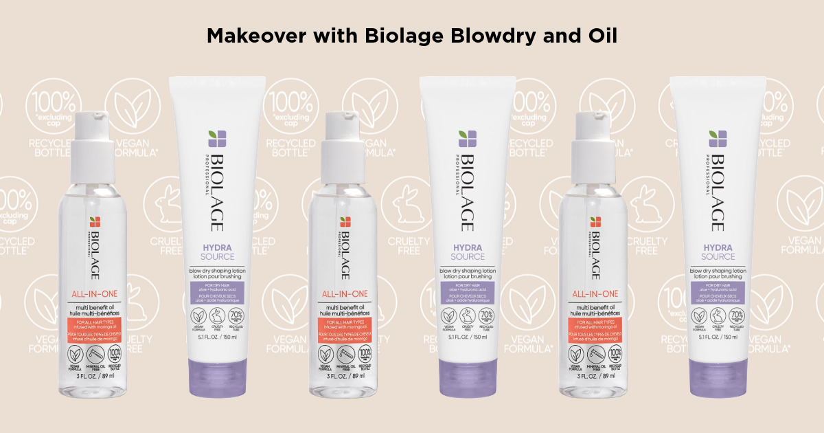 Veganuary: A Mane Makeover with Biolage Blowdry, Oil and More...