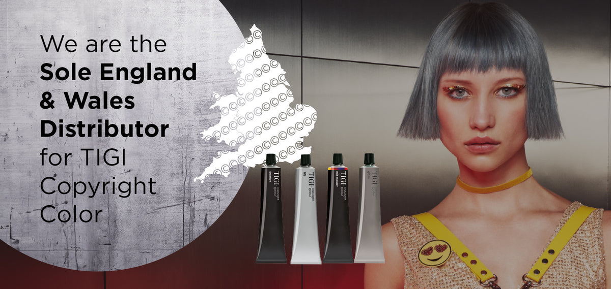 We Are Now the Sole Distributor of TIGI Copyright Colour in England and Wales