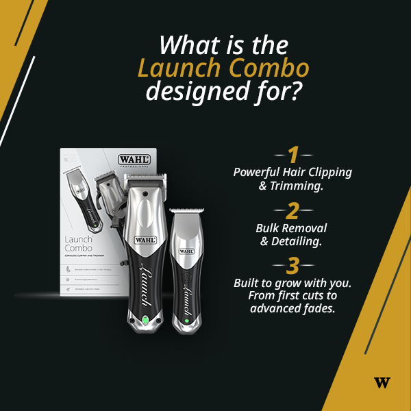 Wahl Launch Combo Cordless Clipper & Trimmer Kit