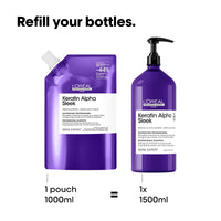 L’Oréal Professionnel Serie Expert Keratin Alpha Sleek Shampoo Refill 1000ml