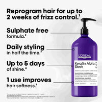 L’Oréal Professionnel Serie Expert Keratin Alpha Sleek Shampoo 1500ml