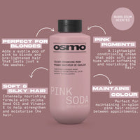 Osmo Pink Soda Colour Enhancing Shampoo and Mask Duo 1L