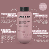 Osmo Pink Soda Colour Enhancing Shampoo and Mask Duo 1L