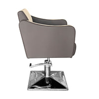 Manhattan Styling Chair Dark Brown With Square Base