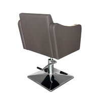 Manhattan Styling Chair Dark Brown With Square Base