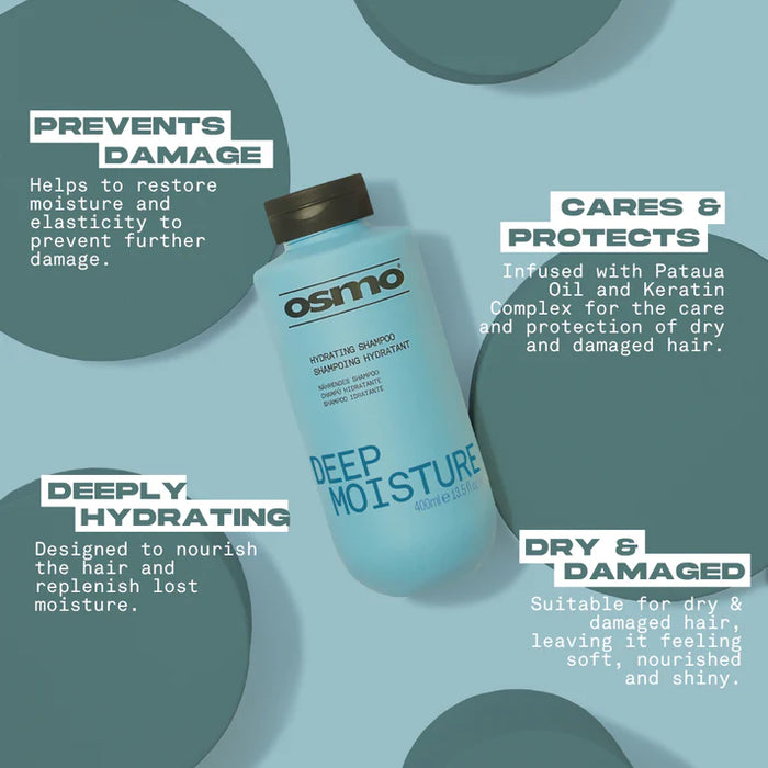 Osmo Deep Moisture Hydrating Shampoo 400ml