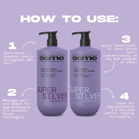 Osmo Super Silver Shampoo and Mask Duo 1L