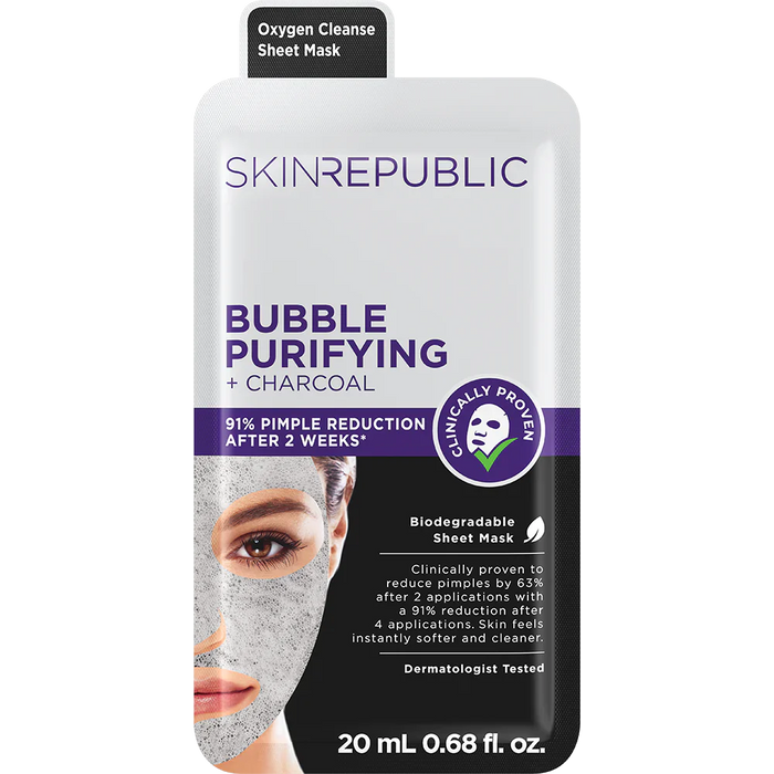 Skin Republic Bubble Purifying and Charcoal Face Mask