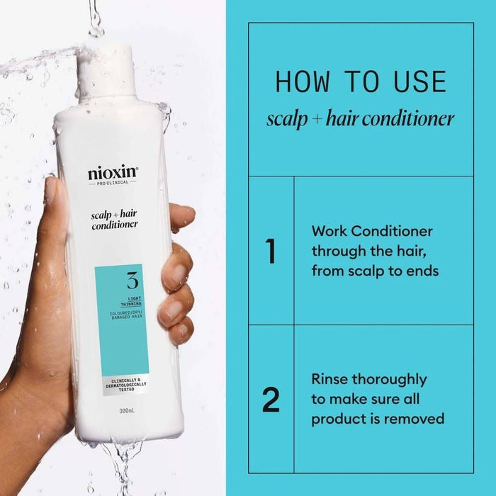 Nioxin System 3 Scalp + Hair Conditioner 300ml