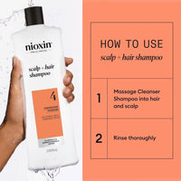 Nioxin System 4 Scalp + Hair Shampoo 1000ml