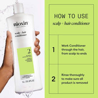 Nioxin System 2 Scalp + Hair Conditioner 1000ml