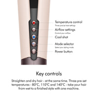 Dyson Airstrait™ dryer and straightener - Ceramic Pink / Rose Gold