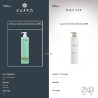 KAESO Epilate Aloe Vera Epilation Gel 485ml