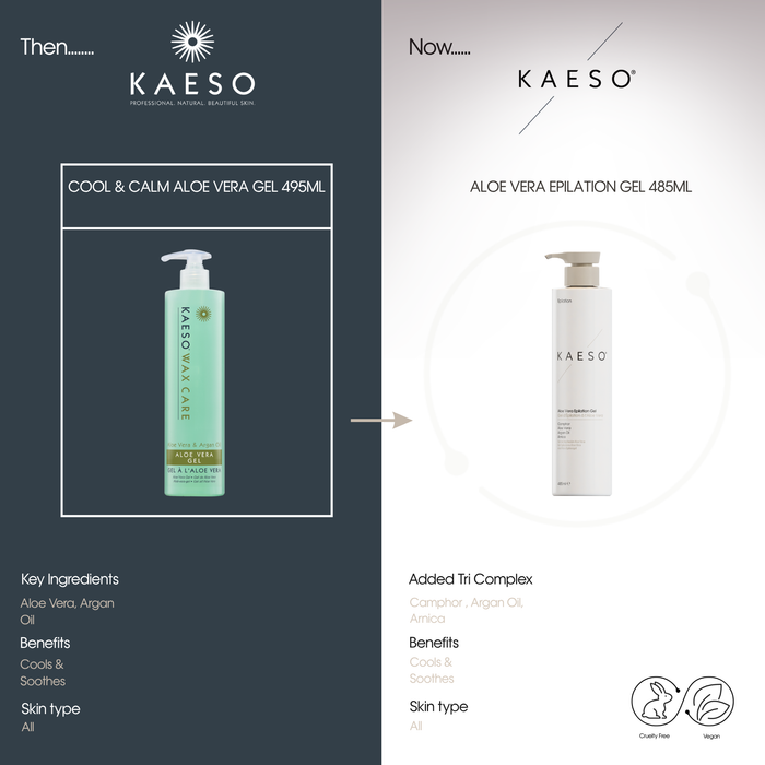 KAESO Epilate Aloe Vera Epilation Gel 485ml