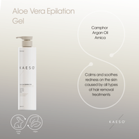 KAESO Epilate Aloe Vera Epilation Gel 485ml