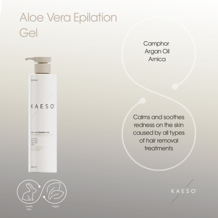 KAESO Epilate Aloe Vera Epilation Gel 485ml