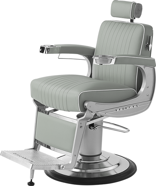 Takara Belmont Apollo 2 Barbers Chair - Light Grey Only - 7 Day Quick Ship