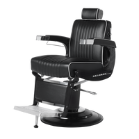 Takara Belmont Apollo 2 Elite Barbers Chair Gloss Black - 7 Day Quick Ship