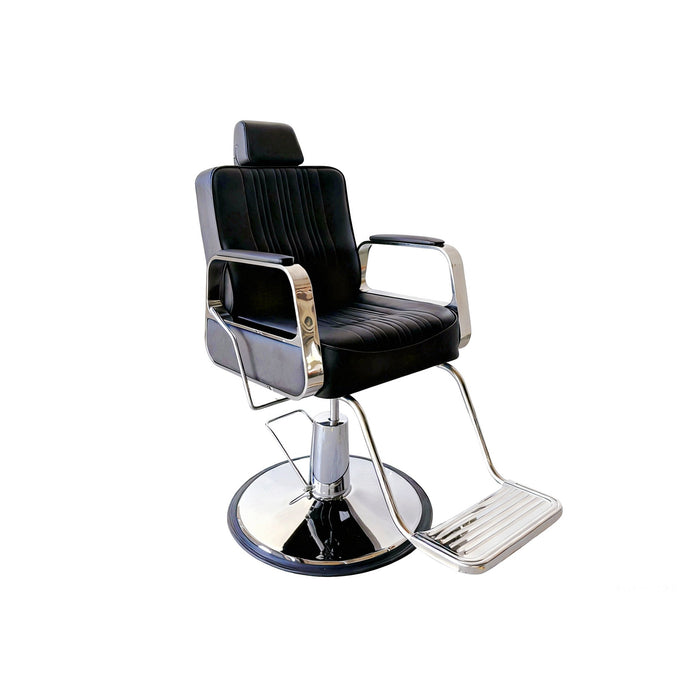 Crewe Orlando Hampton Barbers Chair Black - 7 Day Quick Ship