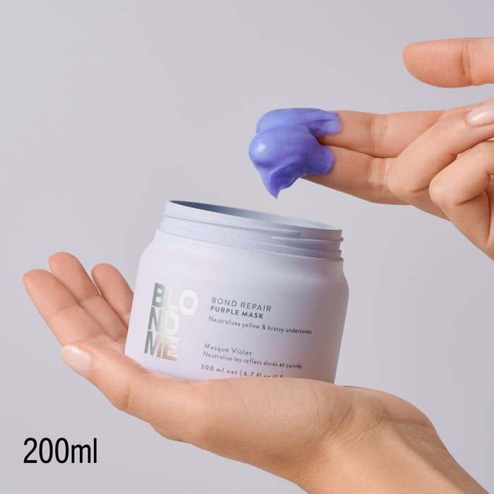 Schwarzkopf BlondMe Bond Repair Purple Mask 200ml