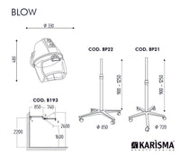 Karisma Blow Mobile BP22 Wide Cross Base