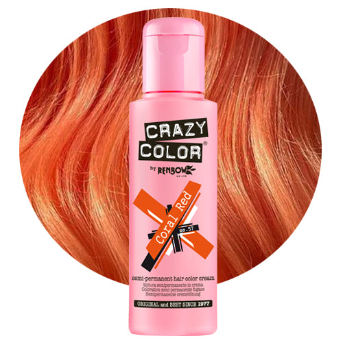 Coral Red Crazy Color 100ml